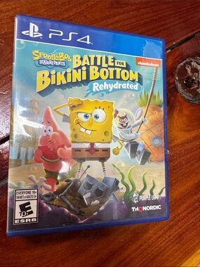 SpongeBob SquarePants: Battle for Bikini Bottom - Rehydrated (PS4) - Blue